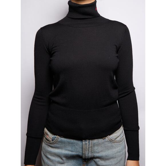 Vivienne Westwood Black Knit Orb Turtleneck - Picture 1 of 4